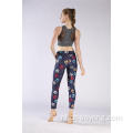 Legging met elastische print voor dames